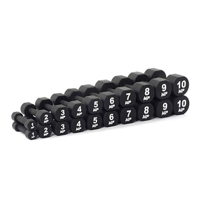 Muscle Power PU Dumbbell Set – 20 x 1-10 kg